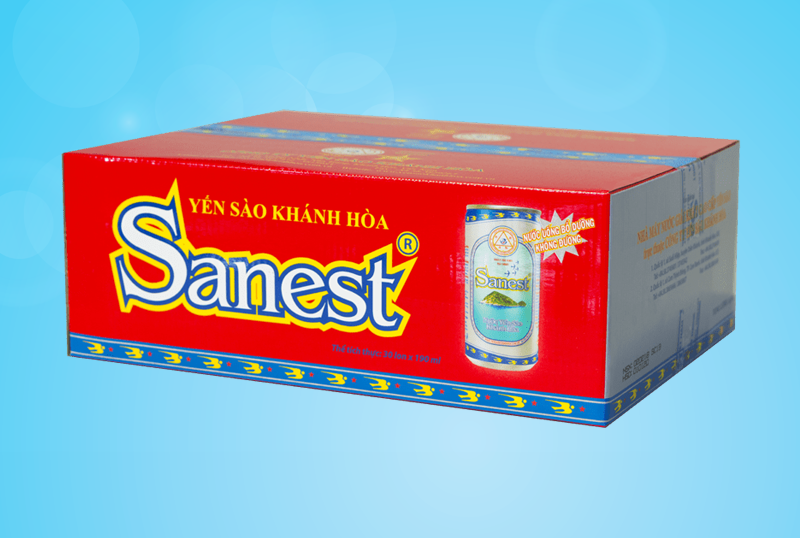 Nước yến sanest Thùng 30 lon kiêng x 190ml