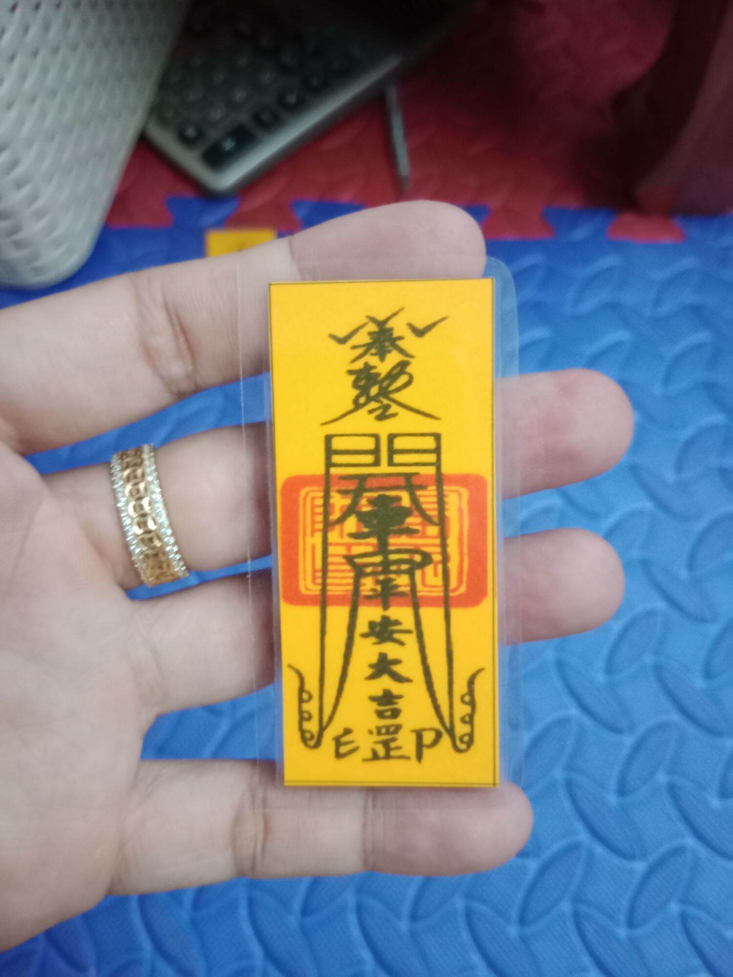 PHÙ VÀNG ÉP PLASTIC SIZE 3*7CM ( HÀNG LOẠI 1)