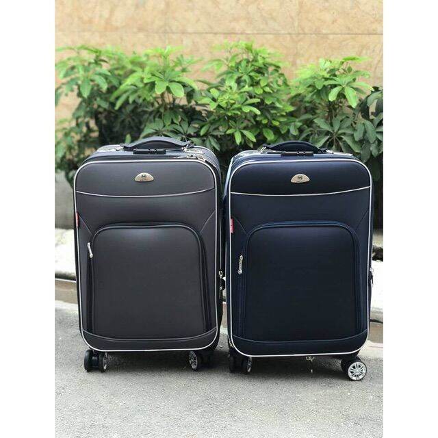 Vali vải 4 bánh xoay có cần kéo size 20 hùng phát
