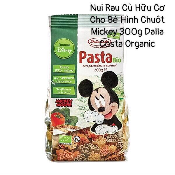 Nui rau củ hữu cơ hình chuột Mickey Dalla Costa