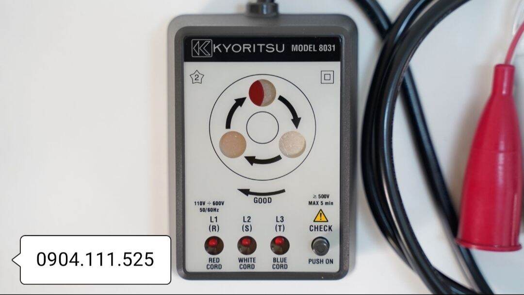 [HCM]Đồng hồ đo thứ tự pha KYORITSU 8031