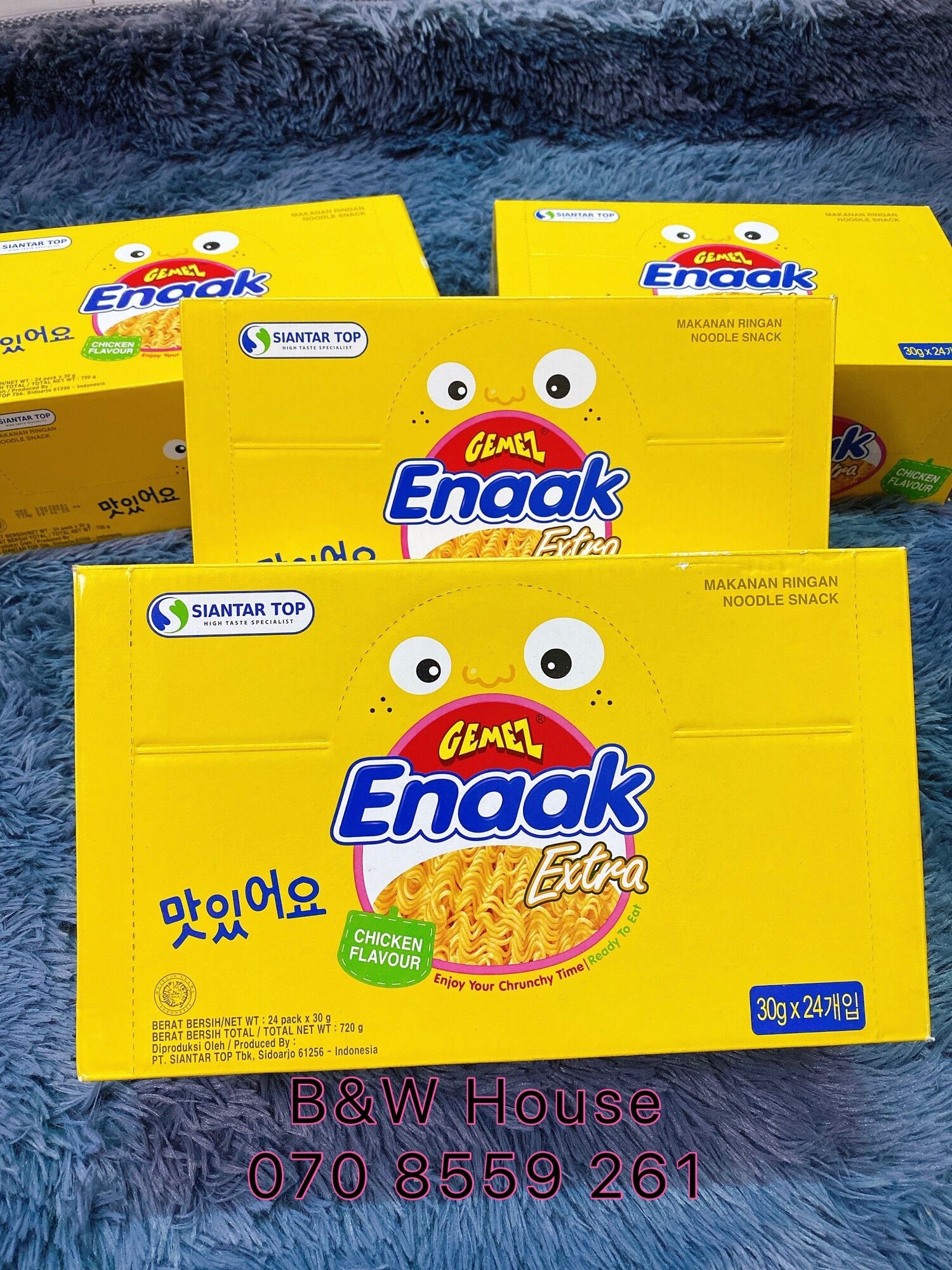 MÌ ENAAK VÀNG ( HỘP 24 gói X 30g )