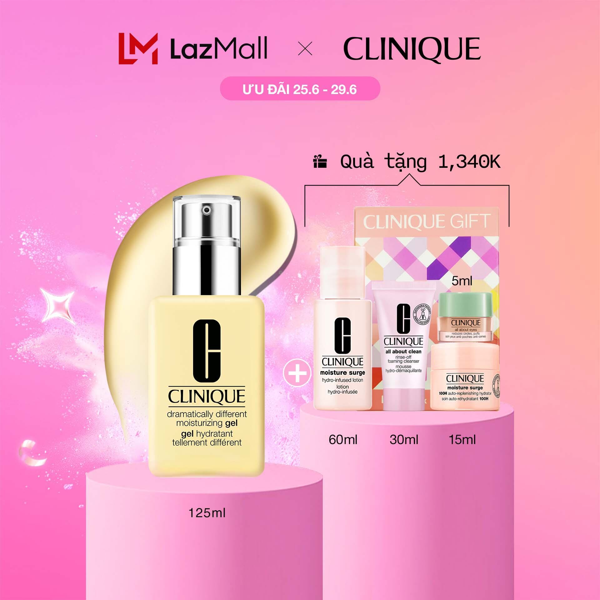 Kem dưỡng ẩm cân bằng Clinique Dramatically Different Moisturizing - Moisturizer 125ml (Gel - Jelly - Lotion)