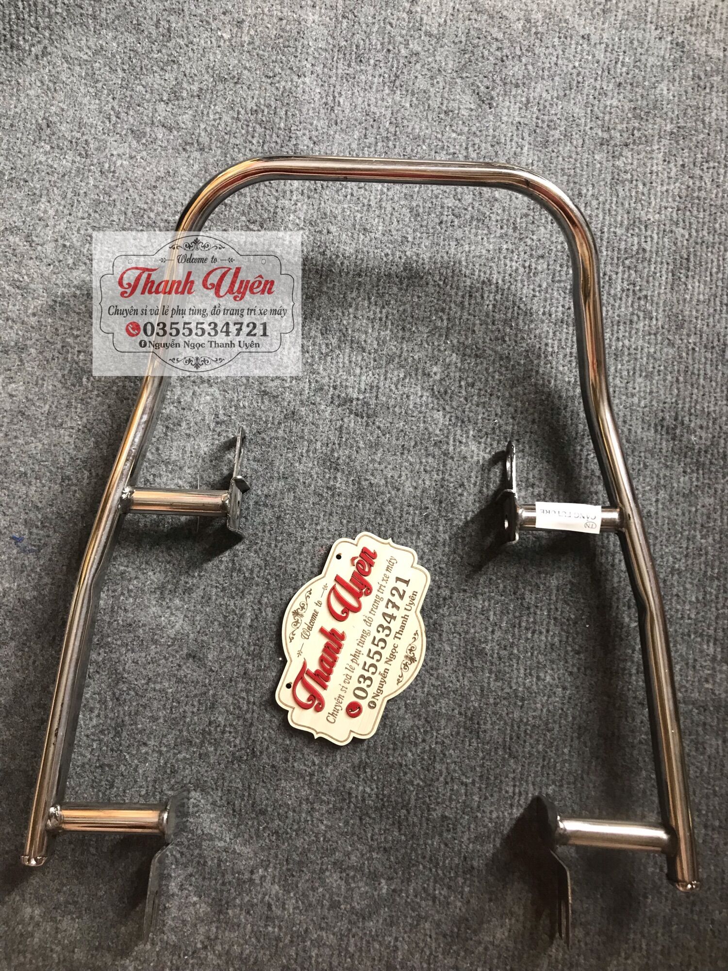 Cản sau xe future cũ inox siêu đẹp( ảnh thật)