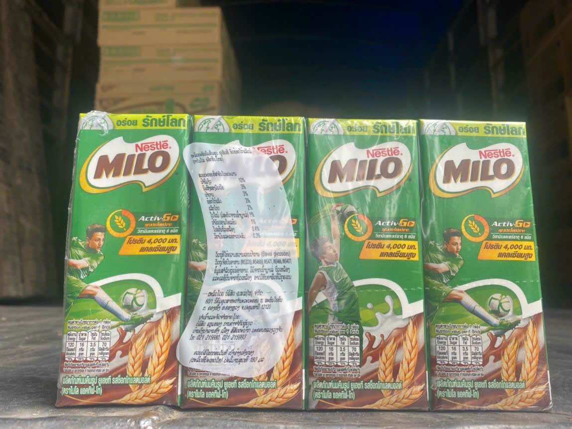 Sữa Milo Thái Nhập Khẩu (thùng 48h *170ml)date mới