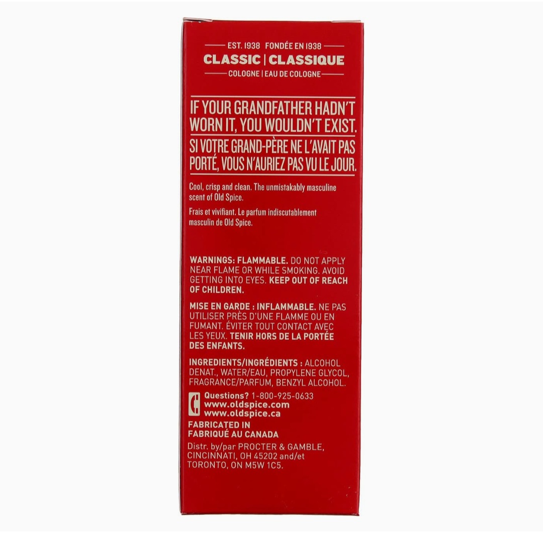 Nước hoa Nam OLD SPICE CLASSIC (125ml )
