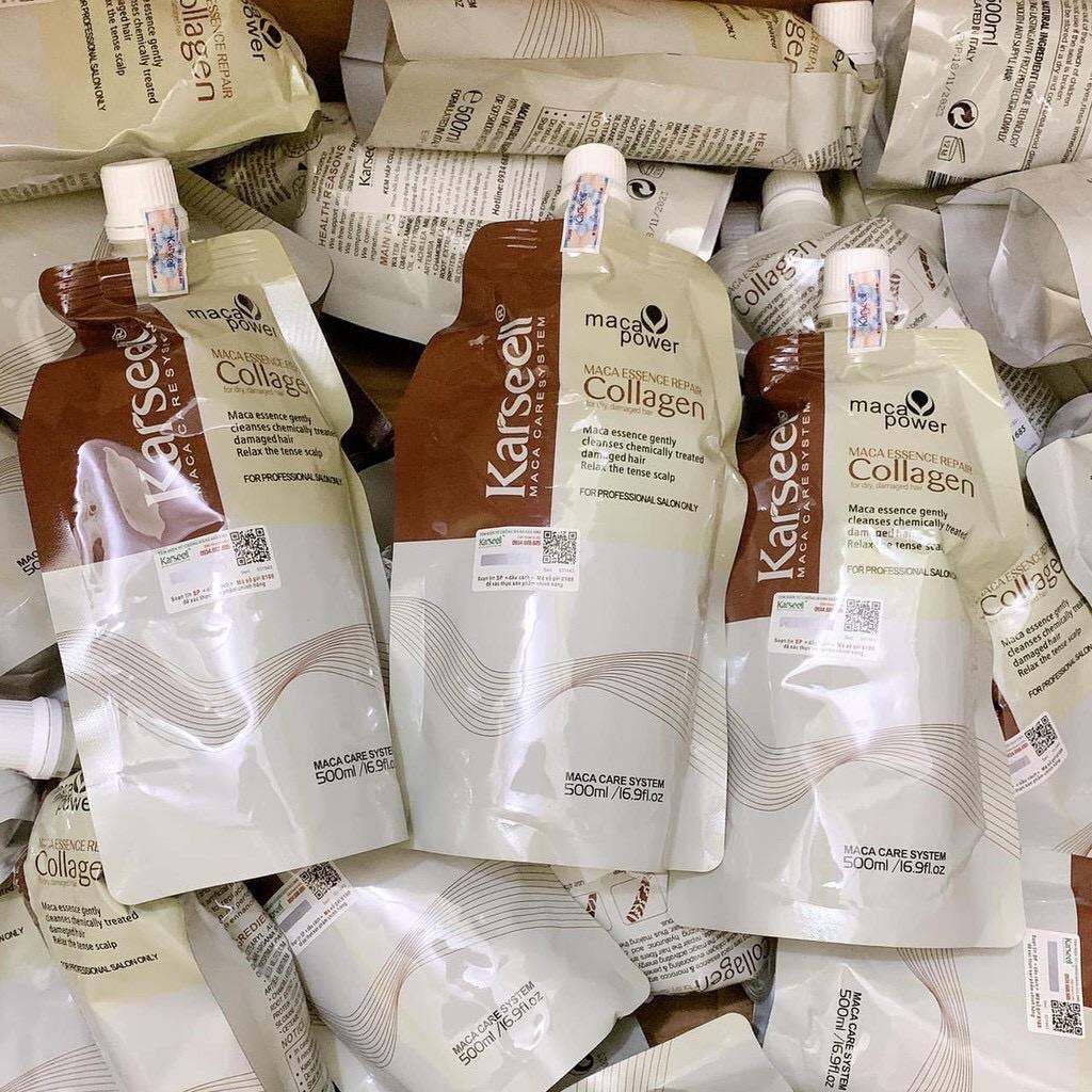 HẤP Ủ TÓC COLAGGEN KALSEELL SIÊU PHỤC HỒI HƯ TỔN, KEM Ủ TÓC COLAGEN KALSEEL , KEM Ủ TÓC PHỤC HỒI HƯ TỔN