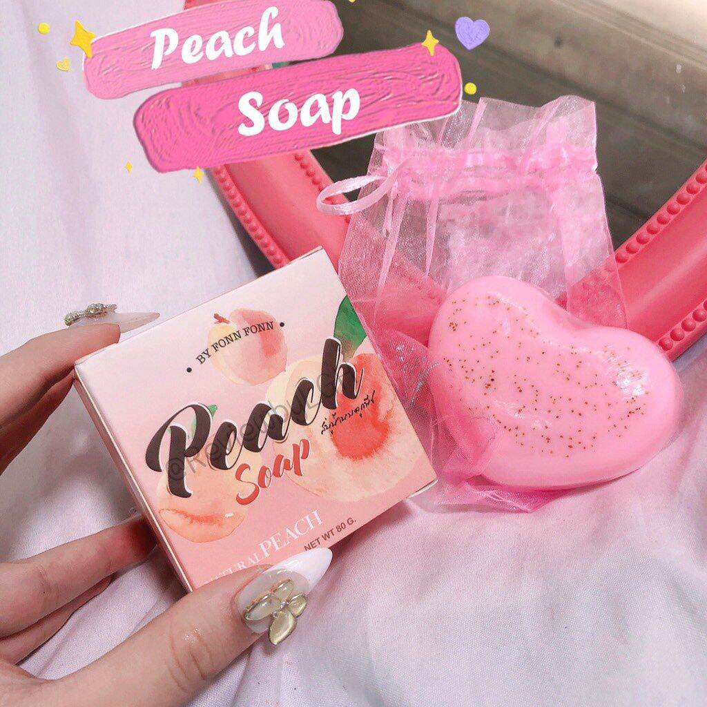 [Hcm]????Peach Soap - Xà Phòng Tắm Trắng Da Body Trái Đào