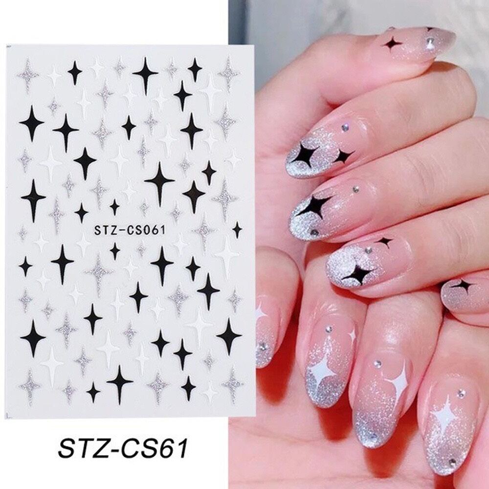 Sticker dán móng tay ÁNH SAO / KẺ SỌC / DÁN ĐẦU MÓNG