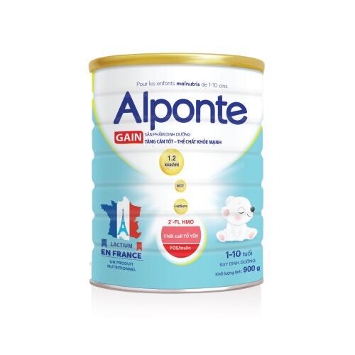 [HCM]Sữa bột Alponte Gain lon 900g