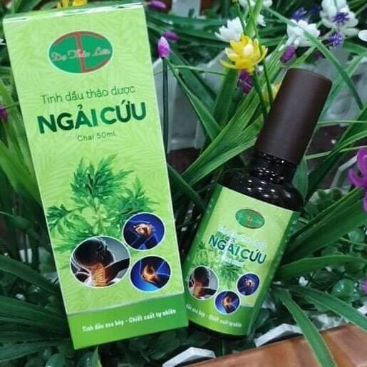 [Tặng 1 Con Lăn Massage] Tinh Dầu Ngải Cứu 50ml - Dạ Thảo Liên