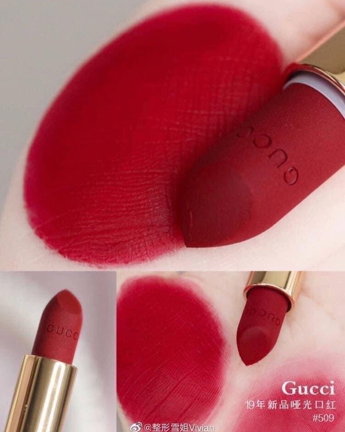 [FreeShip Max] - Son Gucc! Matte 509 (Đỏ lạnh) - Kiss cosmetics