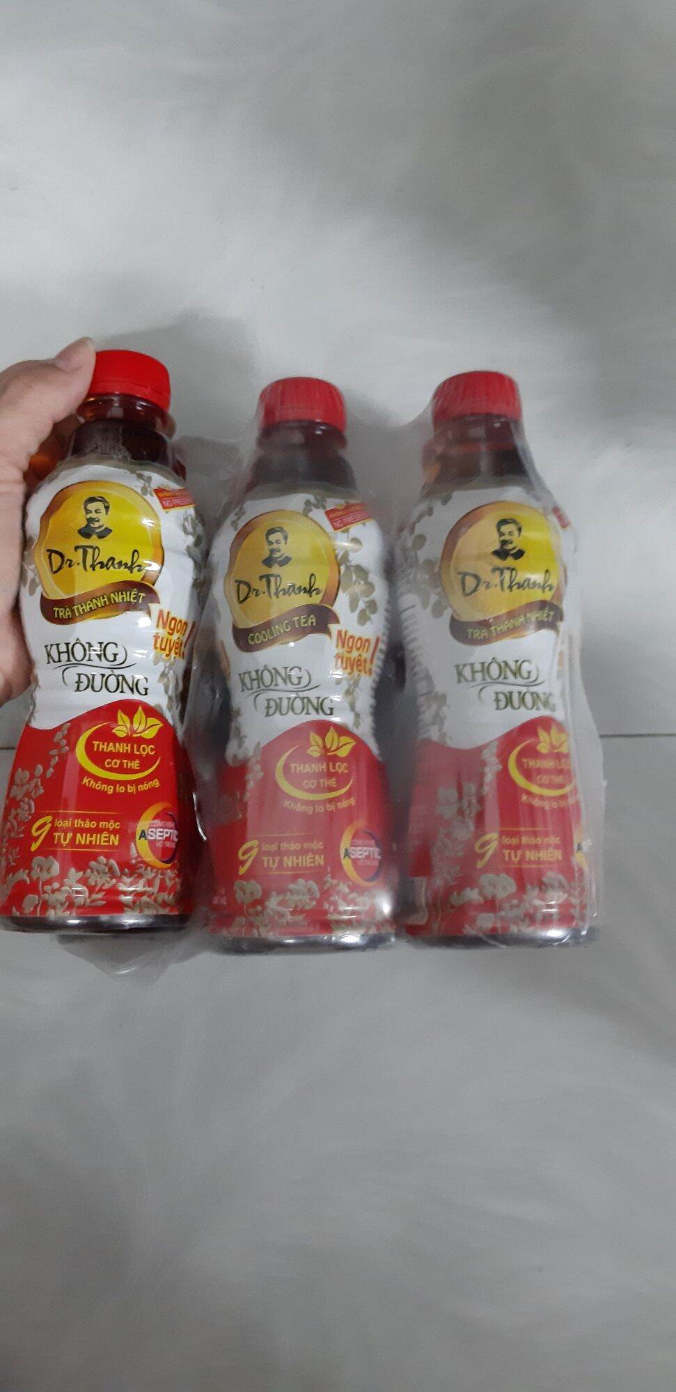 Lốc 6 chai 330ml Dr Thanh không đường
