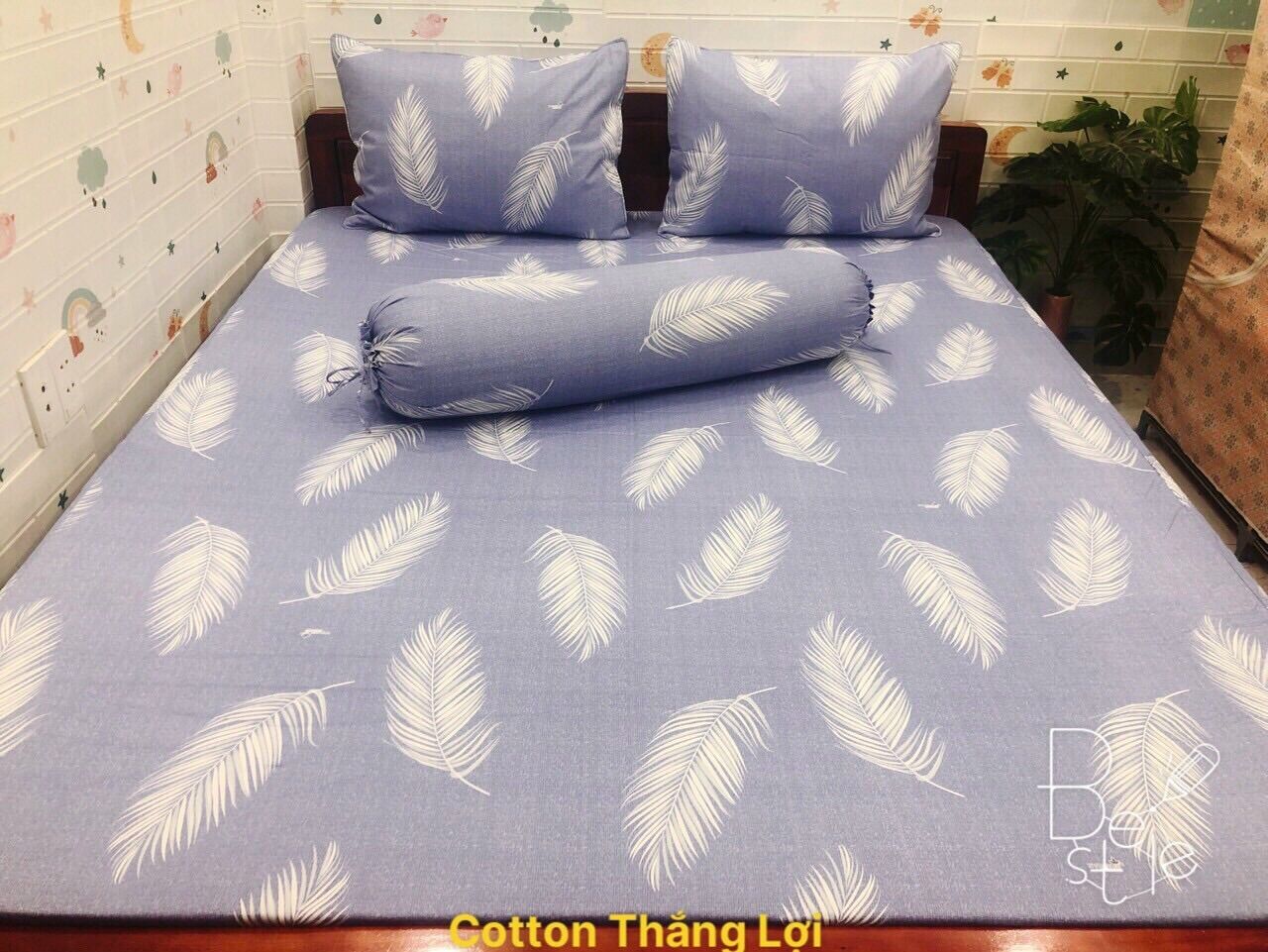[HCM]Ga lẻ 1m x2m Cotton Thắng Lợi chuẩn logo (Không áo gối dùng cho nệm cao từ 3-15cm)