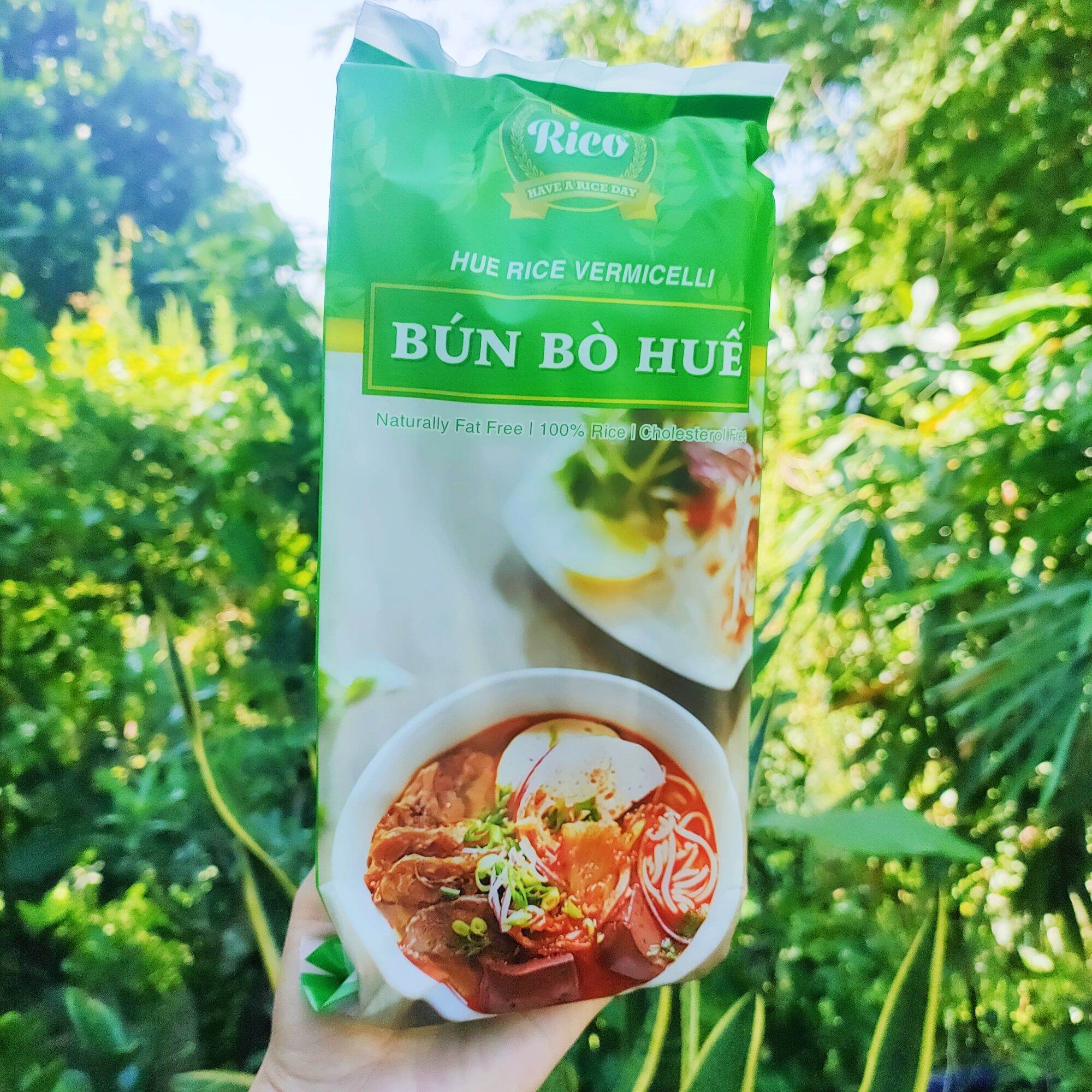 Bún bò huế Rico Sợi to (Xuất khẩu Nhật Bản ) túi 300g