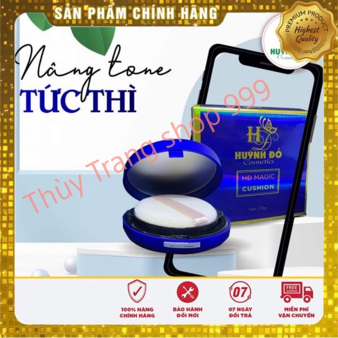 PHẤN NƯỚC CUSHION HUỲNH ĐỖ MAGIC( tặng kèm son môi nhà HĐ)