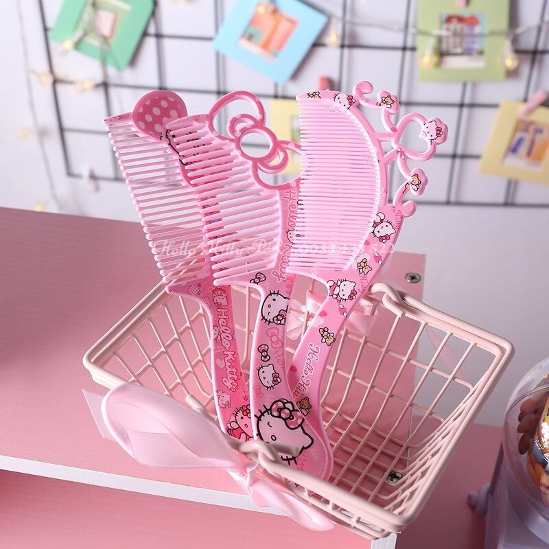 Lược chải tóc Hello Kitty nhựa dày