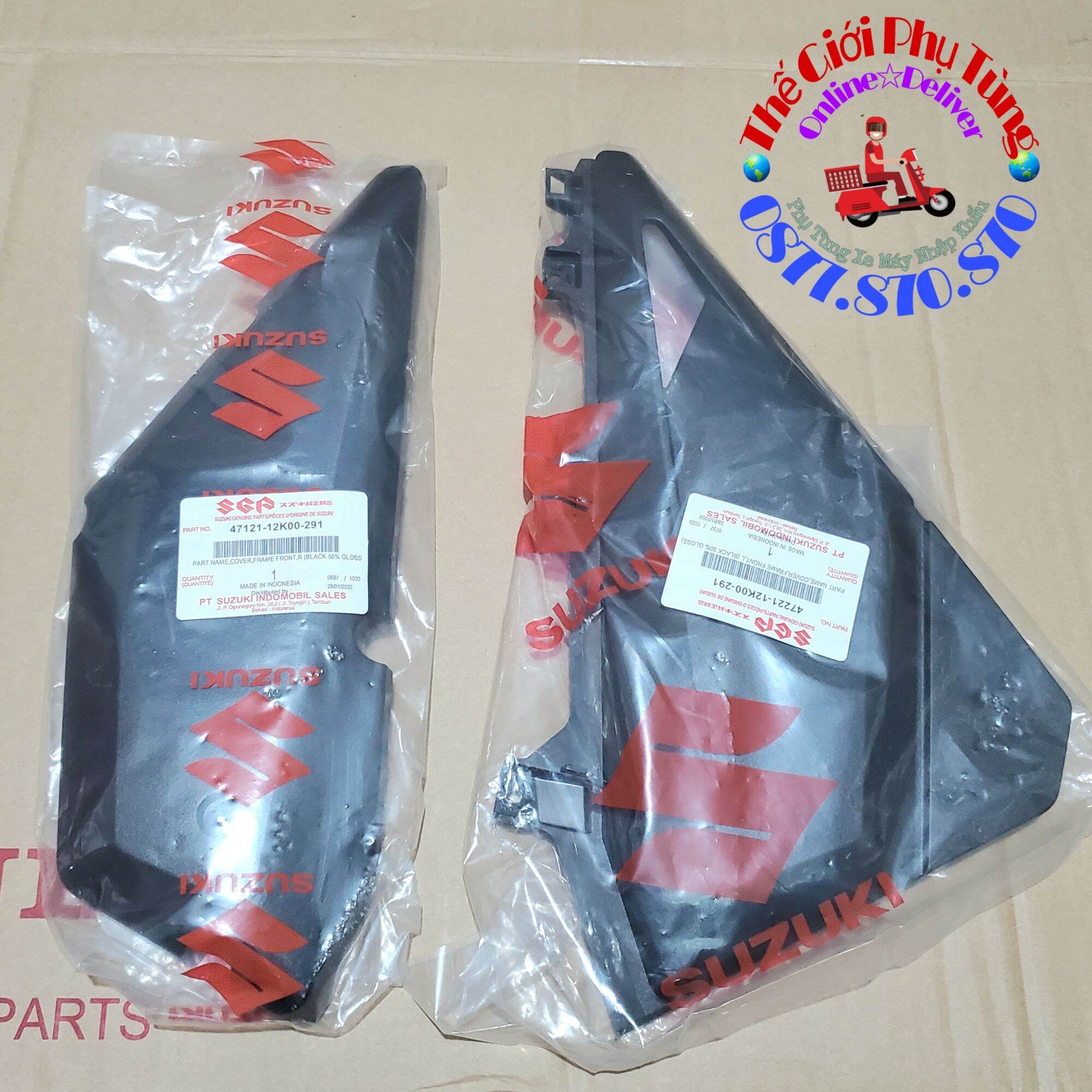 Che hộc gió raider fi, satria fi zin mới - 47121-12k00-291/ 47211-12k00-291
