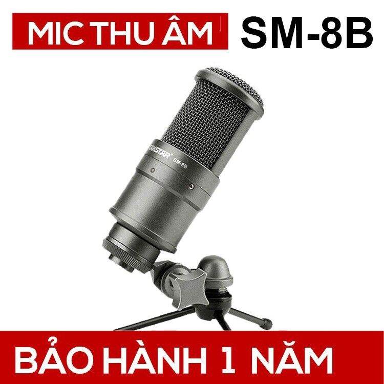 Mic thu âm TAKSTAR SM-8B micro livestream mic hát karaoke chuyên nghiệp chính hãng