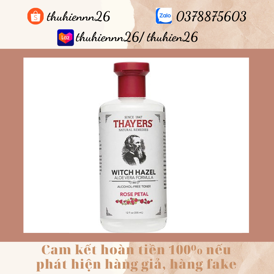 Nước Hoa Hồng Thayers Rose Petal 355ml
