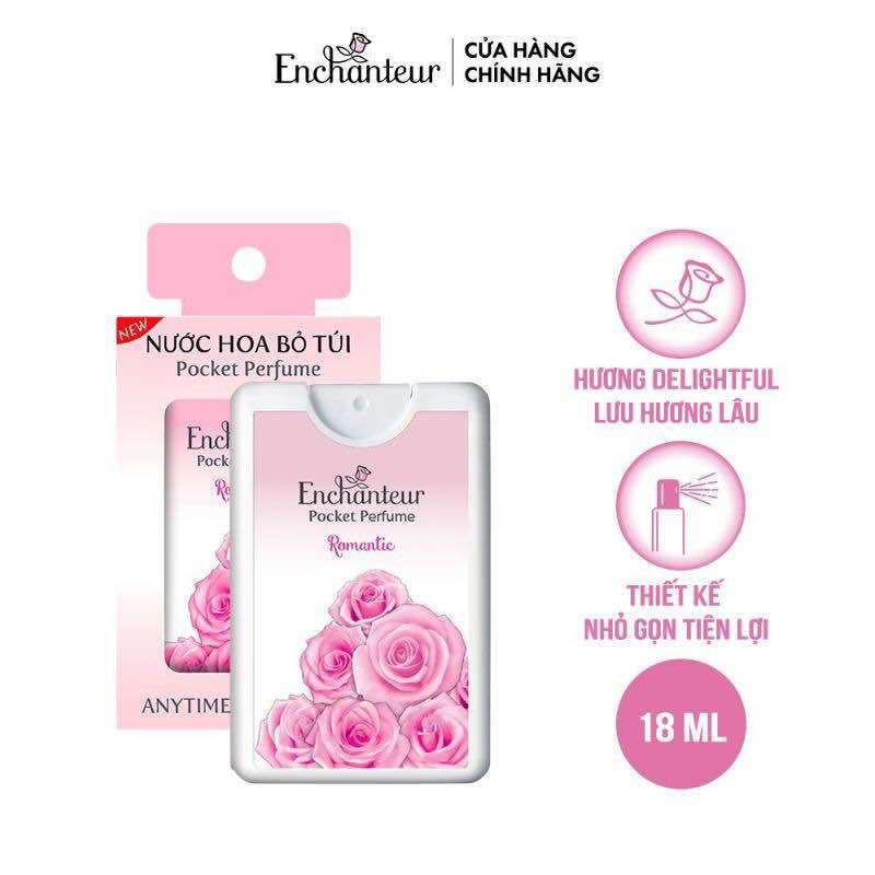 Nước hoa bỏ túi Enchanteur 18ml ( 3 mùi)