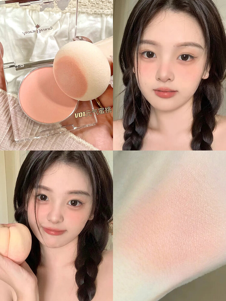 Chứa nước mắt 200 ~ ators phấn má hồng xe ngựa hồi môn hoa nữ tím xanh lam tự nhiên tạo khối highlight sữa bò màu hồng bồ công anh
