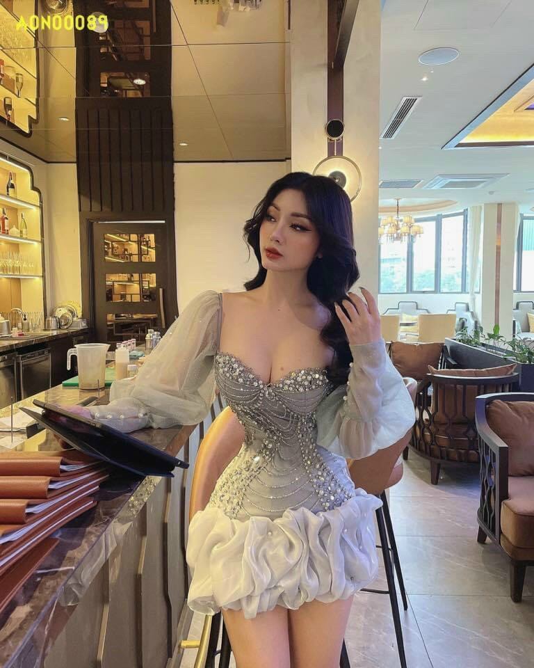 ĐẦM BODY BÈO KẾT PALE ĐÍNH ĐÁ