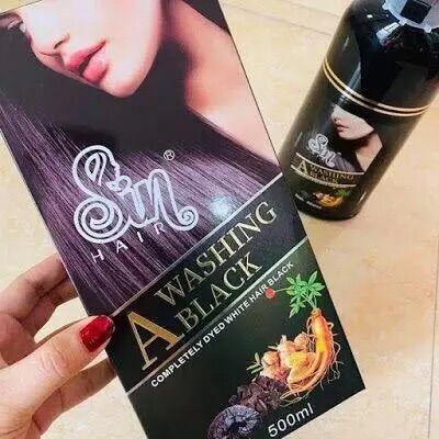 Dầu gội phủ bạc sin hair + serum nâng tong phục hồi tóc