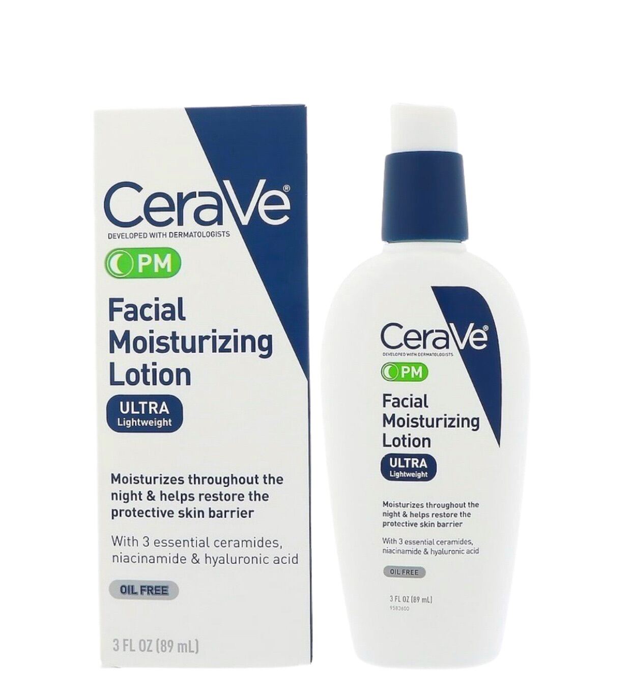 [Hcm]Kem Dưỡng Ẩm Cerave Facial Moisturizing Lotion Pm – 89Ml