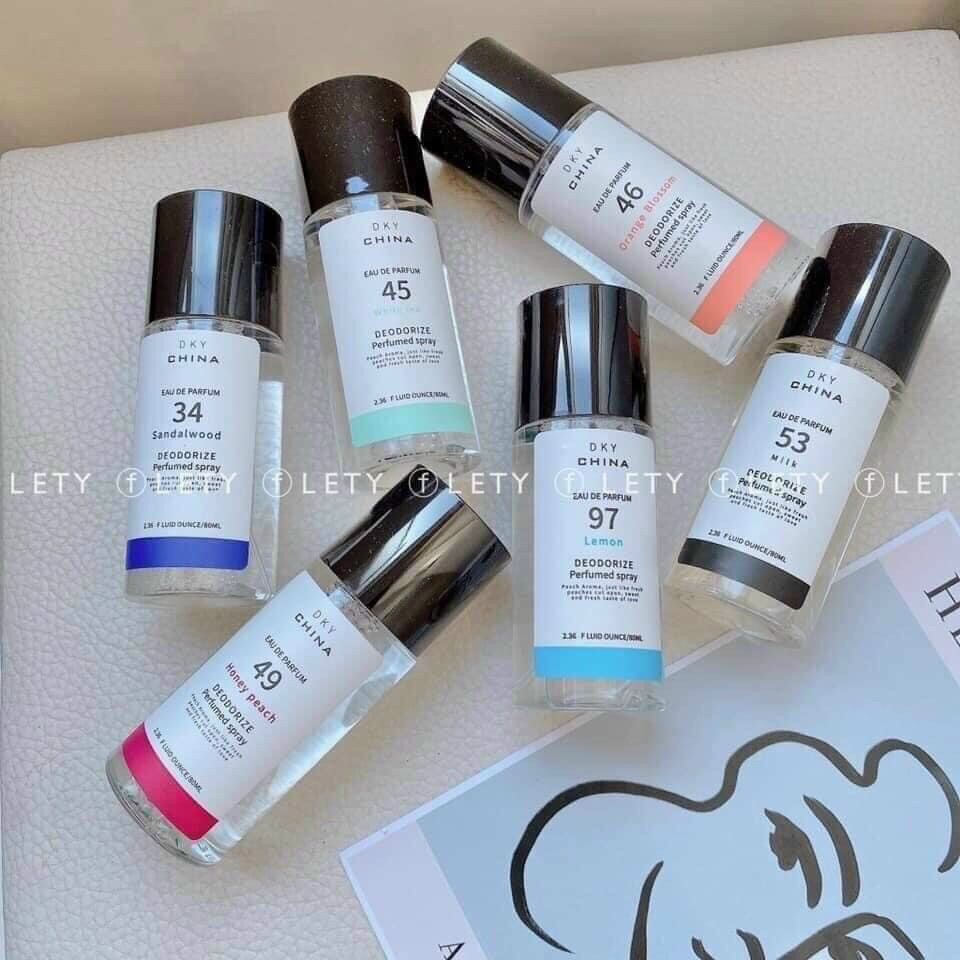 Xịt thơm quần áo Dky giải pháp cho mùa mưa, lưu hương lâu, chống muỗi đốt 80ml