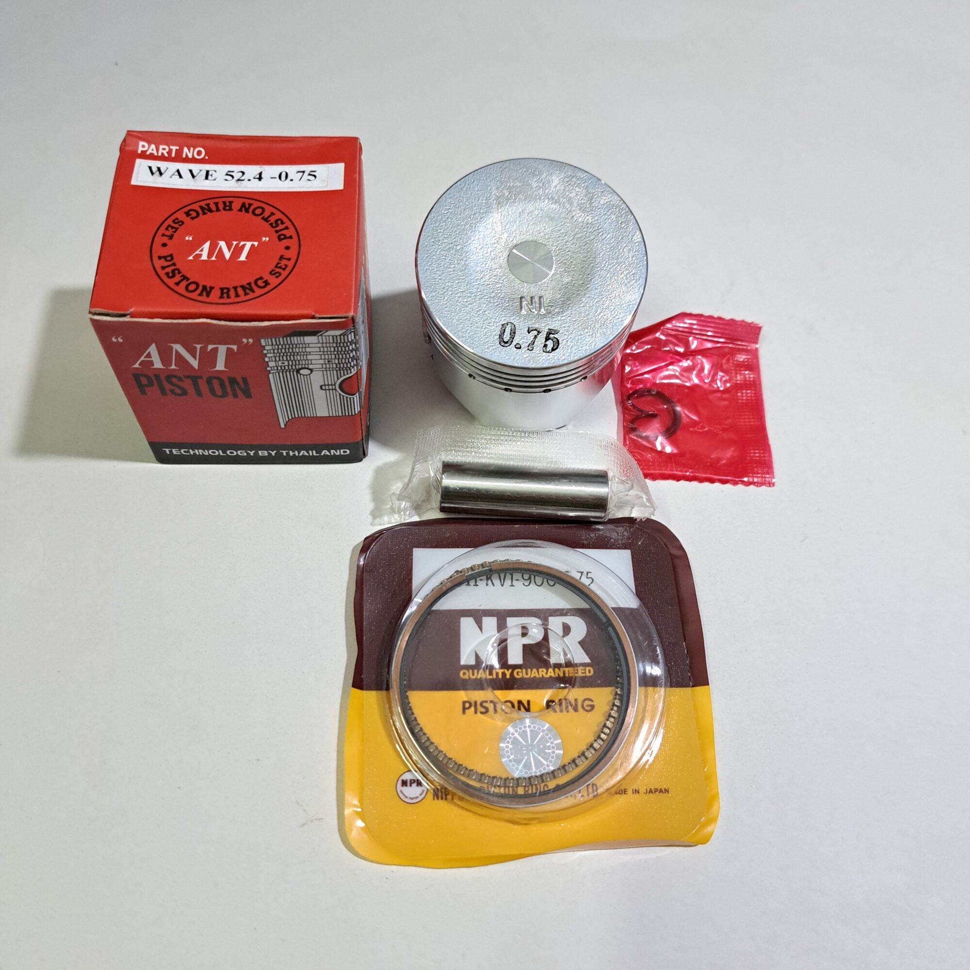 Piston+xét măng WAVE 110 ,CỐT( 0,1,2,3,4) dùng cho xe mày...(hình ảnh tự tay shop chụp nhé )