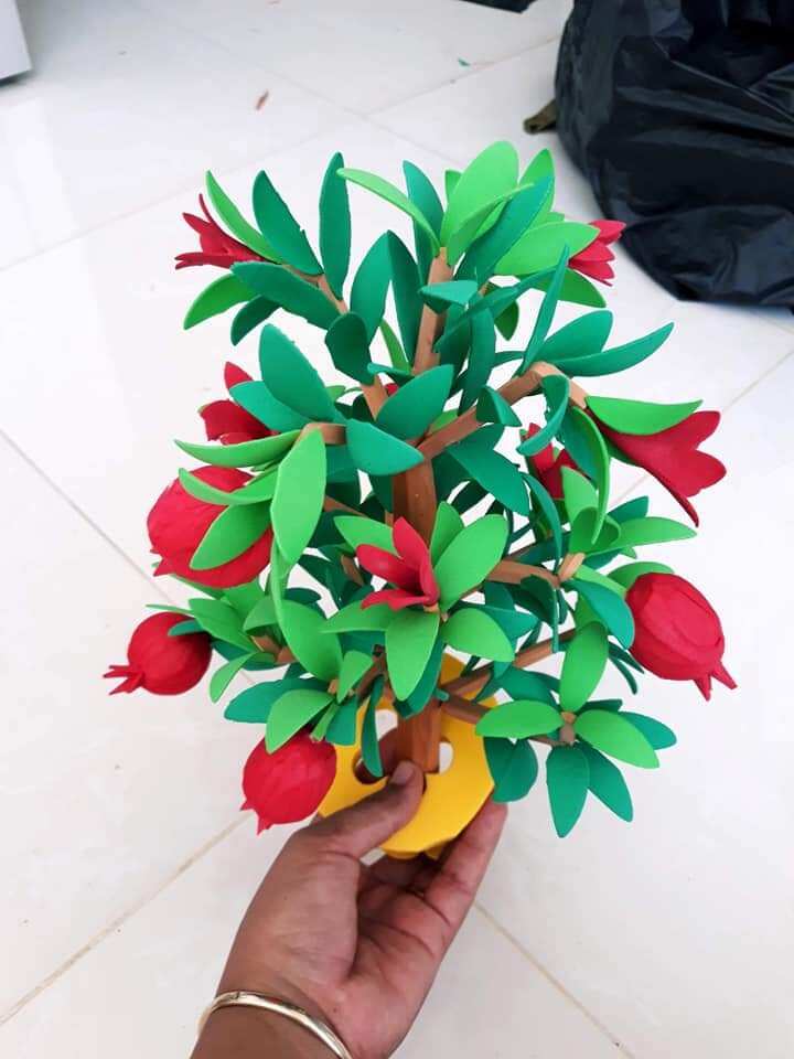 Combo 3 cây ăn quả bằng xốp mầm non