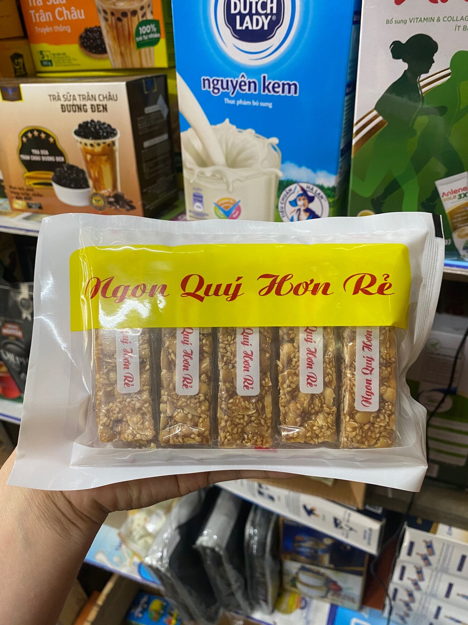 Kẹo lạc hoa hồng Sơn Tây