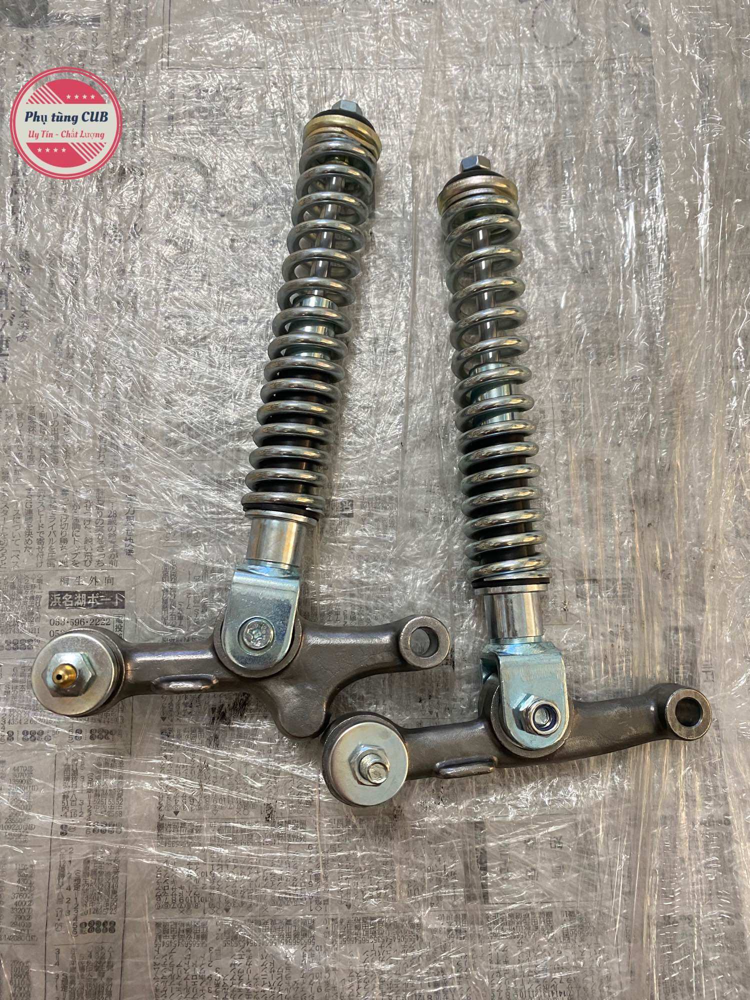 Bộ phuộc giò gà xe cub 78 hàng gia công