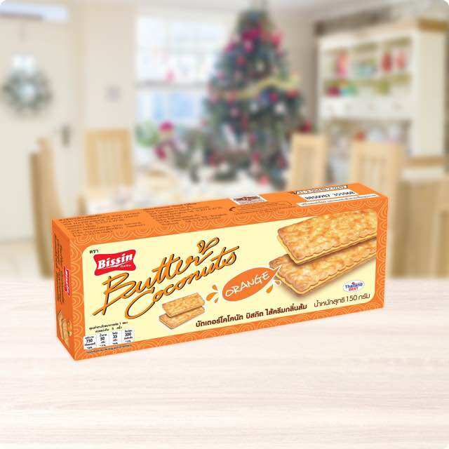 Bánh Quy Dừa Kem Bissin 150g Thái Lan.(Các Loại)