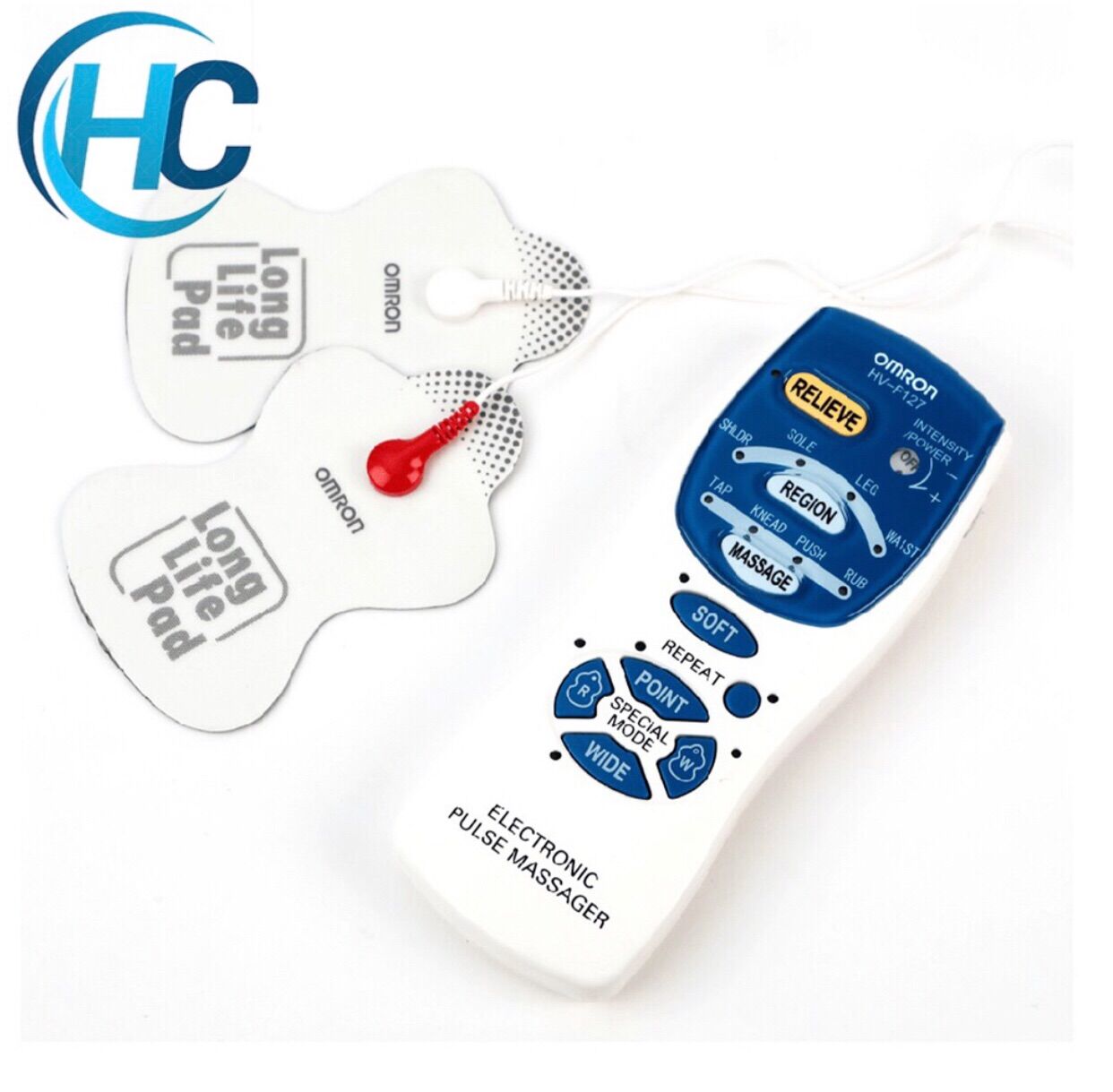 [CHÍNH HÃNG] Máy mát xa xung điện OMRON HV-F127 ( massage Omron HV F127) (bảo hành 2 năm)