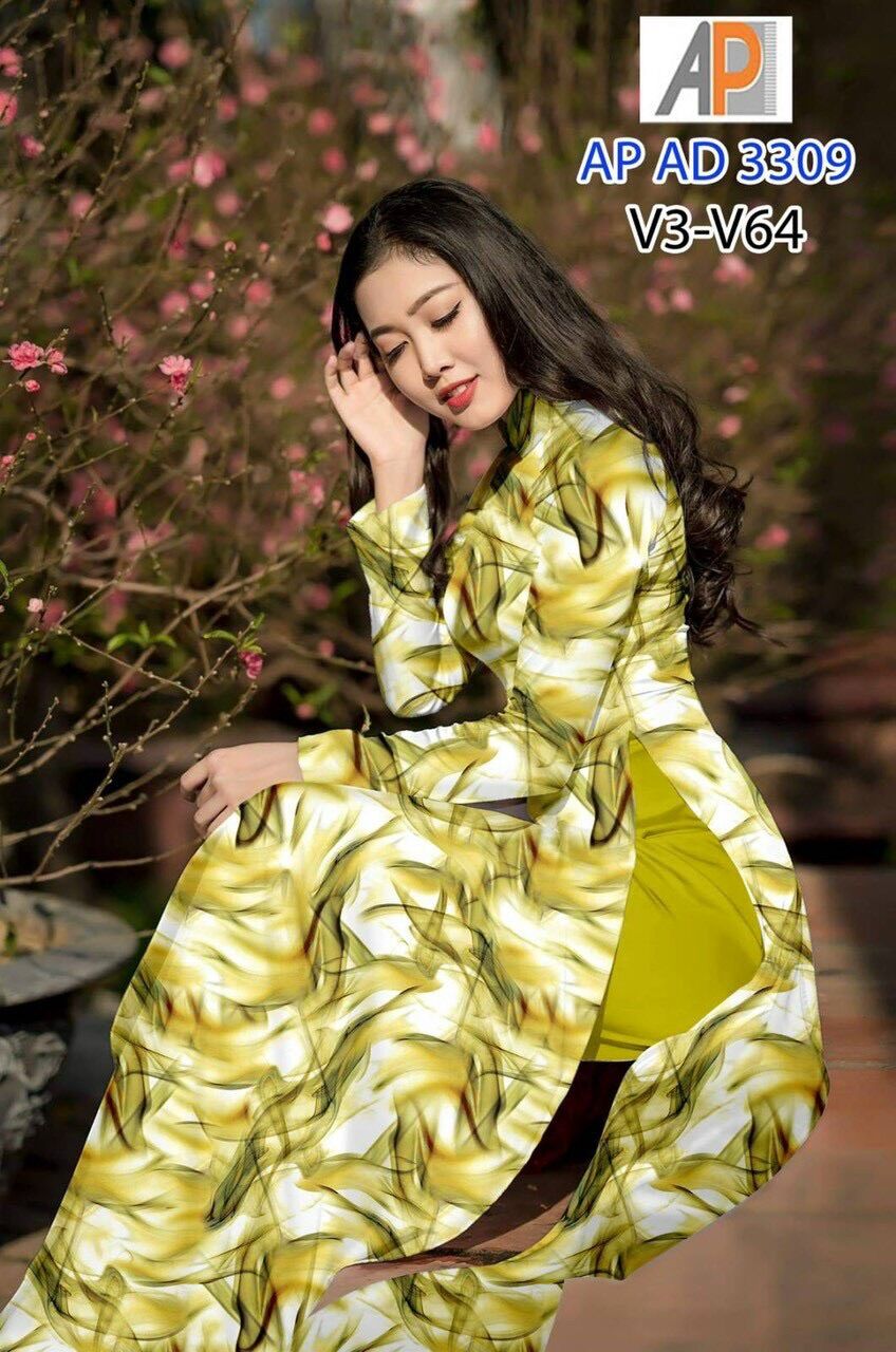 [HCM]Vải áo dài in hoa văn