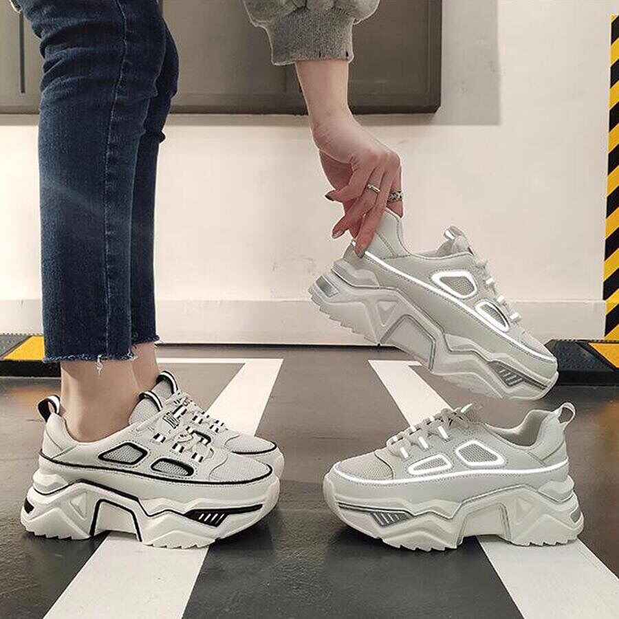 Giày thể thao nữ phản quang Ulzzang MK