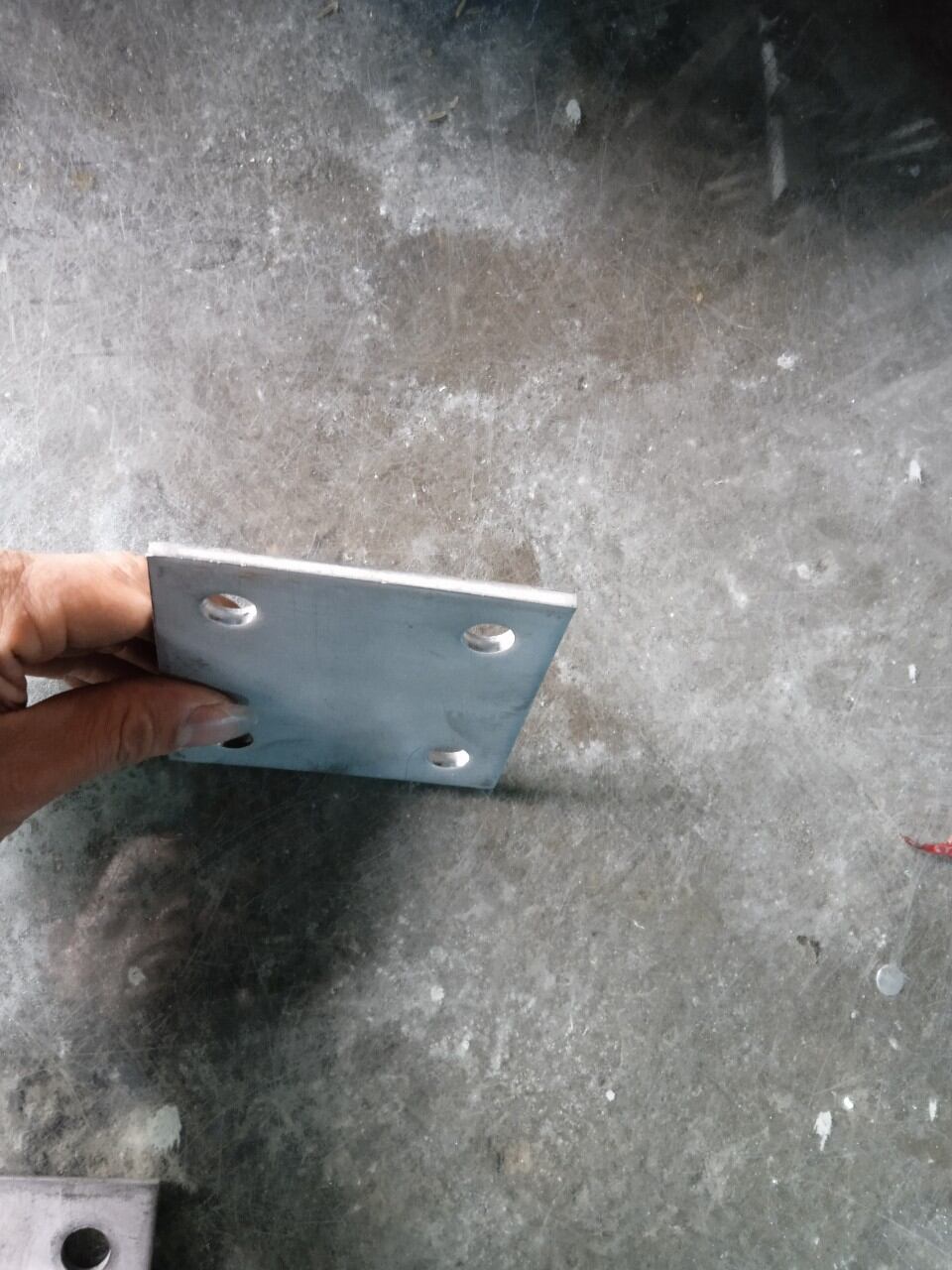 Bản mã inox 304 .dày 5mm. kt 10x10cm