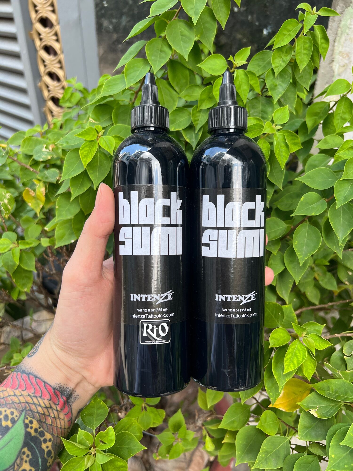 Mực xăm Intenze Black Sumi 12oz