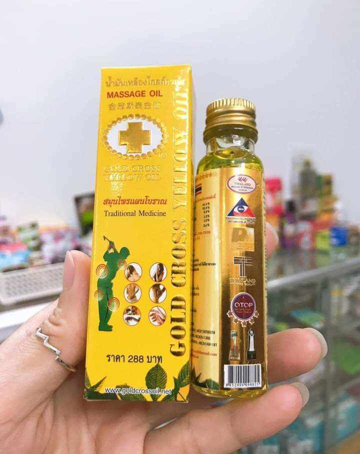 Dầu Thập tự vàng size trung Gold Cross Yellow Oil