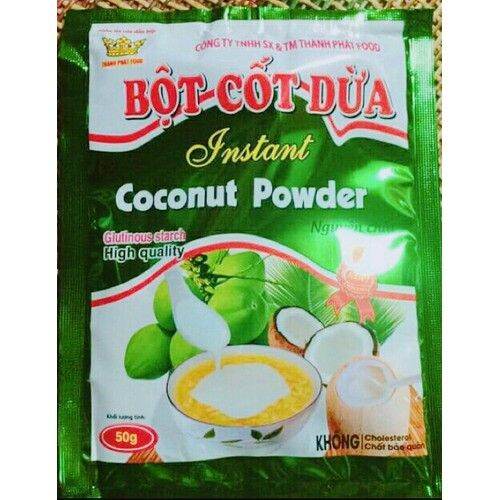 Bột cốt dừa đặc thơm ngon gói 50gr