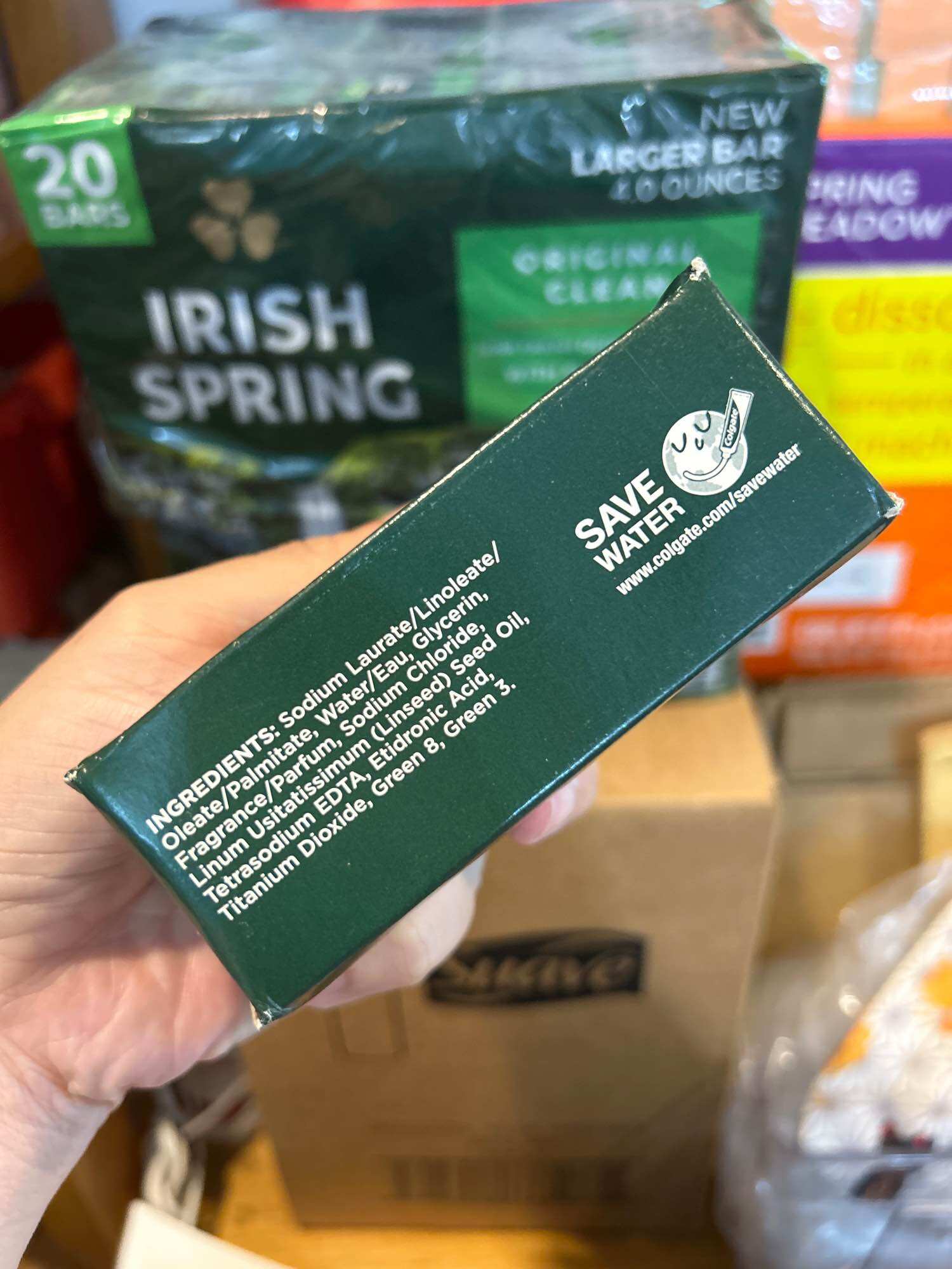 Set 5/10/20 cục Xà bông cục IRISH SPRING ORIGINAL DEODORANT SOAP DÀNH CHO NAM - HƯƠNG THƠM MẠNH MẼ, NAM TÍNH - 113g/cục