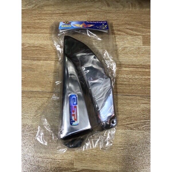 Ốp bầu gió (pô e) xe LEAD 2022->2024 (inox) cao cấp