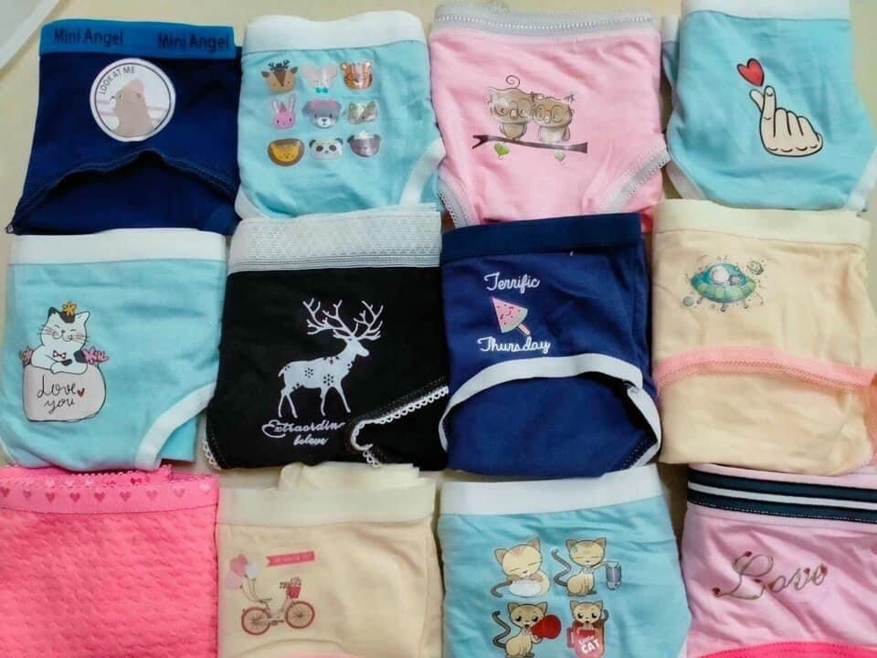 Quần chip cho bé gái từ 30-45kg.