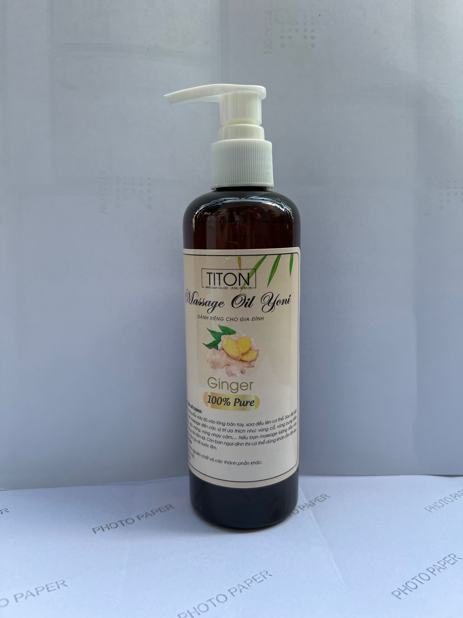 500ml dầu Yoni Gừng massage body