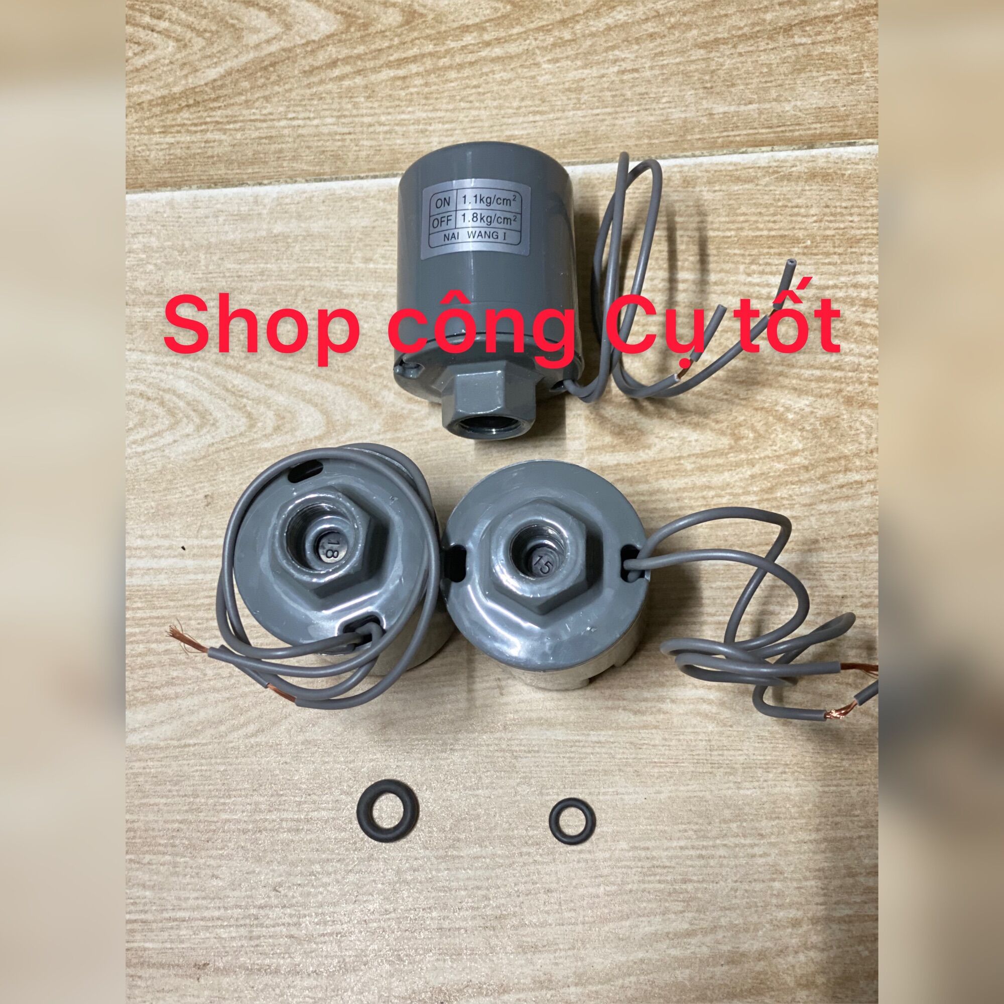 Rơ le máy bơm tăng áp - rờ le máy bơm các cỡ ren