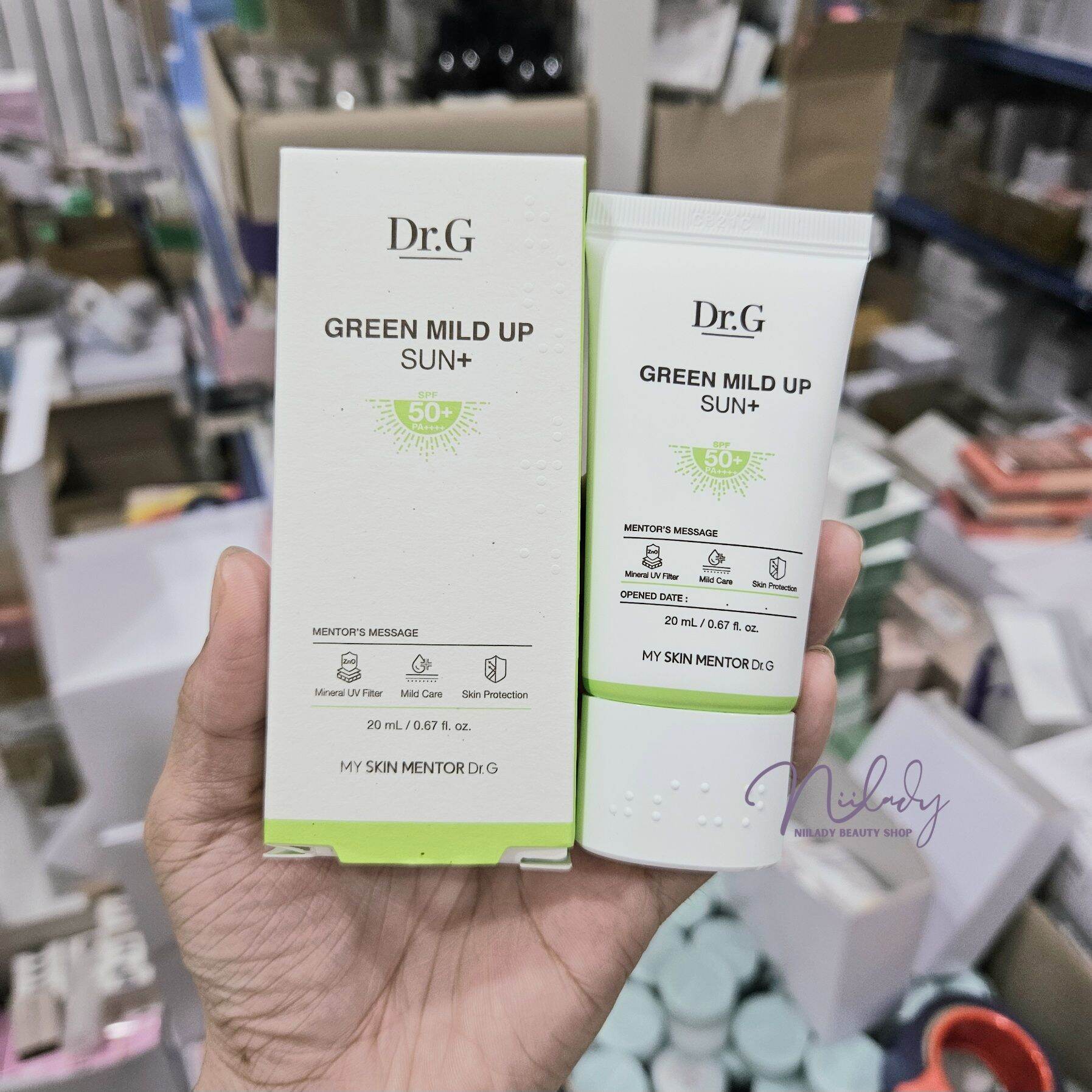 Kem chống nắng dr.g brightening up sun+ / green mild up sun+ / medi uv