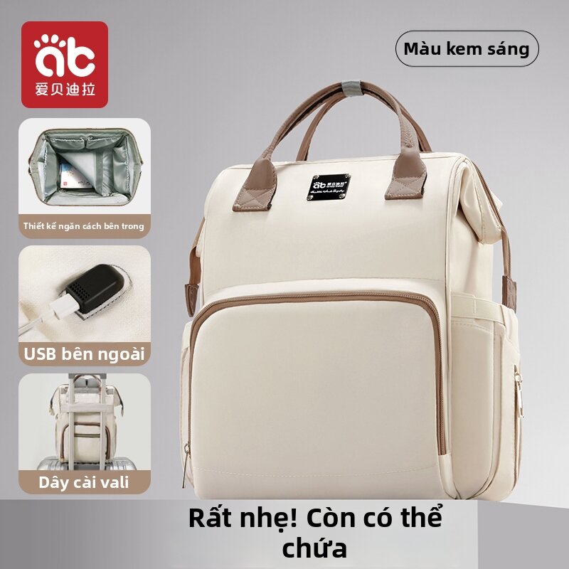 AIBEIDILA | Balo Đa Năng Thời Trang Dành Cho Mẹ Bầu Dung Lượng Lớn