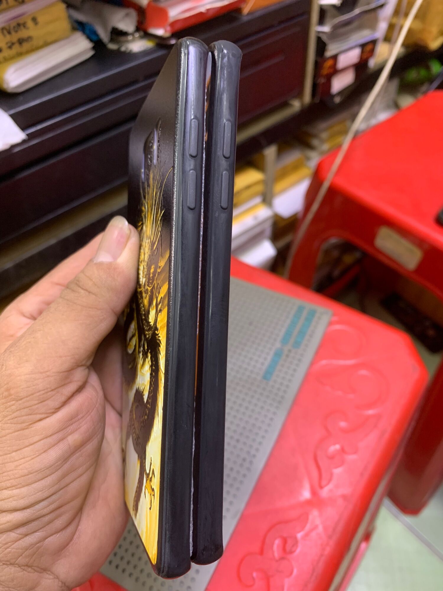 Ốp Samsung Note7/Note FE  (SM-N935F/DS) dẻo viềng lưng in hình
